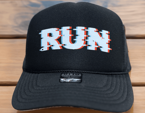 Orange Mud, LLC Accessories Black Digital Run Hat