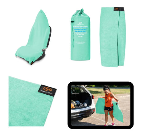 Orange Mud, LLC Accessories Mint Waterproof Transition Wrap Extreme: Waterproof Seat Cover and Changing Towel