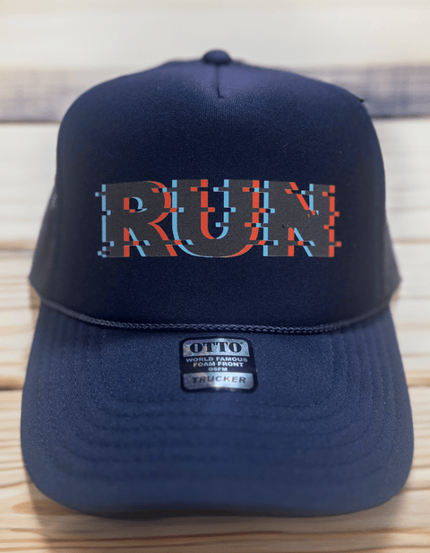 Orange Mud, LLC Accessories Navy Blue Digital Run Hat