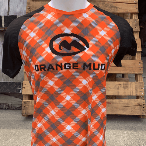 Orange Mud, LLC Accessories Plaid Stretchy Running Shirt