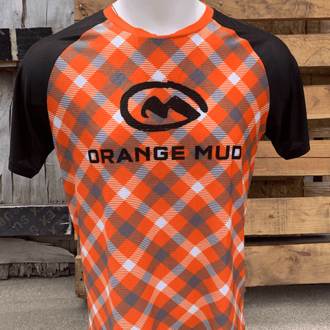 Orange Mud, LLC Accessories Plaid Stretchy Running Shirt