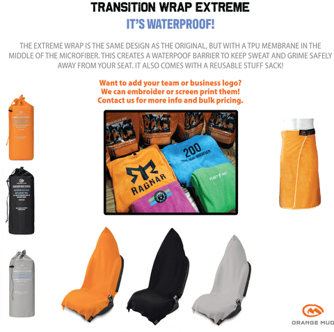 Orange Mud, LLC Accessories Transition Wrap Extreme: Waterproof Seat Cover and Changing Towel