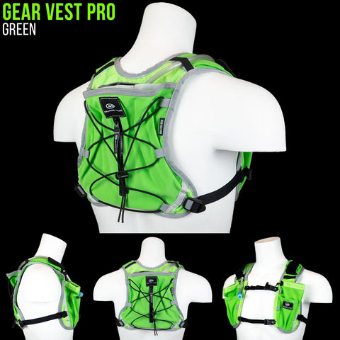 Orange Mud, LLC Packs Green Gear Vest Pro: Ideal for running, biking, triathlon