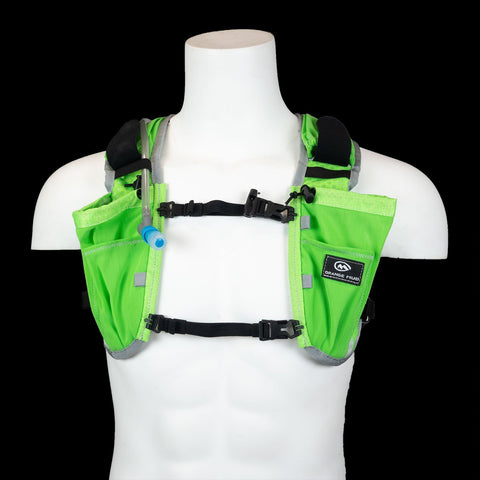 Orange Mud, LLC Packs Green Gear Vest Pro: Ideal for running, biking, triathlon