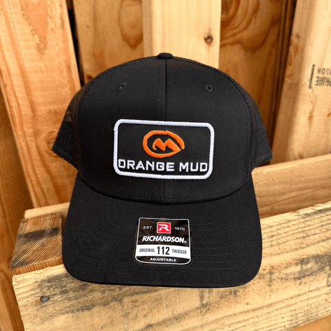 Seven Clay Black with Orange/White Orange Mud Patch Snapback