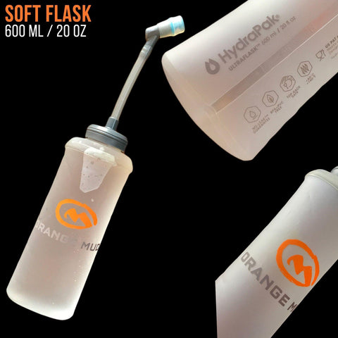 Orange Mud, LLC Accessories 600ml Ultraflask, 600ml soft flask, 20 oz, by Orange Mud