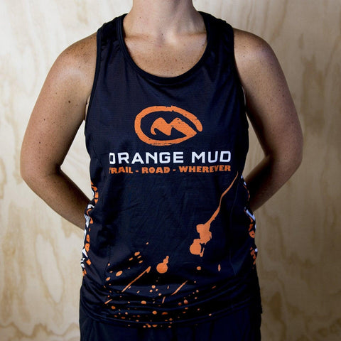 Orange Mud, LLC Accessories Black Stretchy Running Singlet