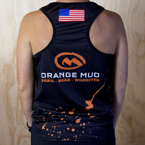 Orange Mud, LLC Accessories Black Stretchy Running Singlet