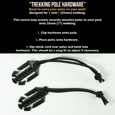 Orange Mud, LLC Accessories Black Trekking Pole Hardware