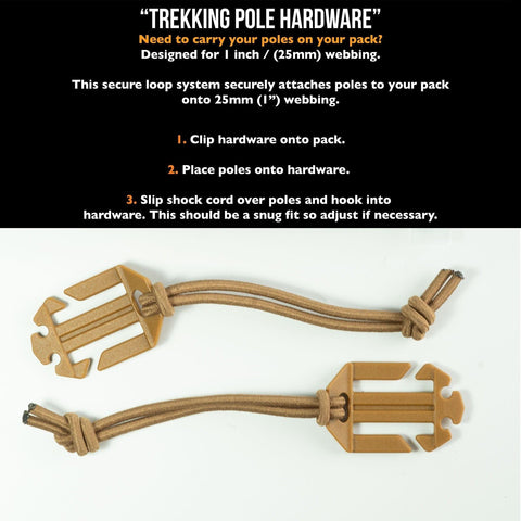 Orange Mud, LLC Accessories Coyote Brown Trekking Pole Hardware