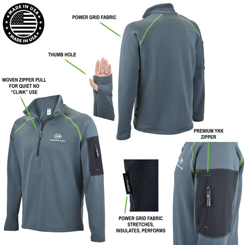 Orange Mud, LLC Accessories Gray-XS Adventure Jacket: Ideal for cold weather running and mountain bike adventures.