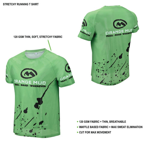 Orange Mud, LLC Accessories Green Stretchy Running Shirt