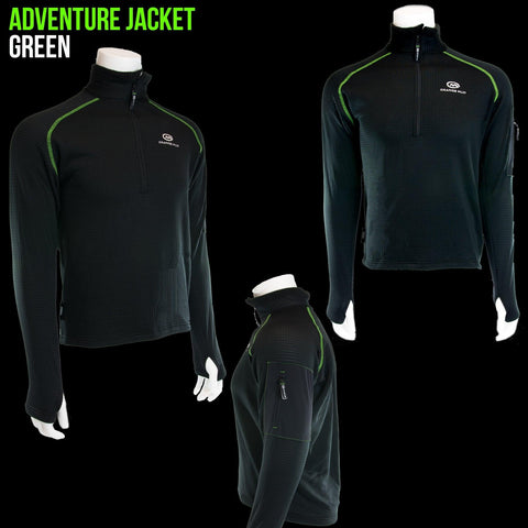 Orange Mud, LLC Accessories Green-XS Adventure Jacket: Ideal for cold weather running and mountain bike adventures.