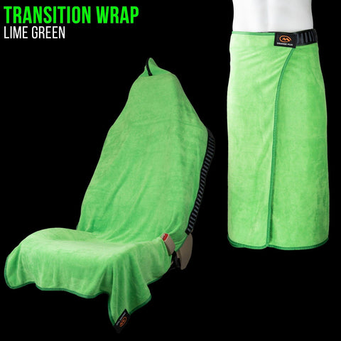 Orange Mud, LLC Accessories Lime Green Transition Wrap 2.0: Changing Towel and Car Seat Cover