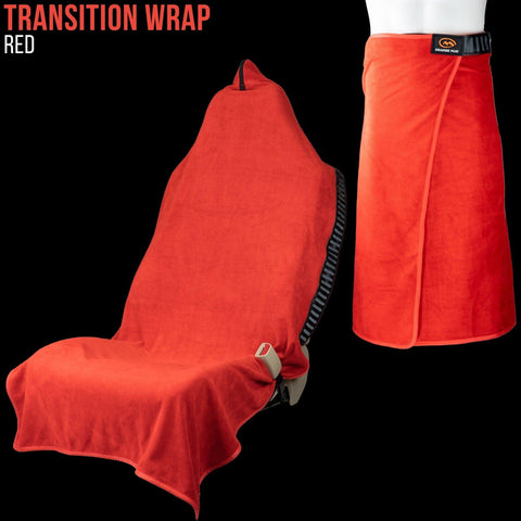 Orange Mud, LLC Accessories Red* Transition Wrap 2.0: Changing Towel and Car Seat Cover