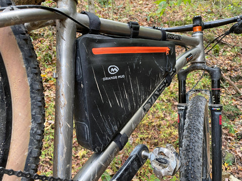 Orange Mud, LLC Bicycle Bags & Panniers Bike Frame Bag, Welded Seams, TPU Coated, Black