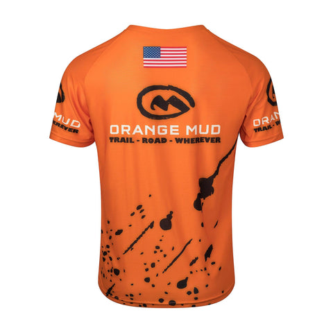 Orange Mud, LLC Clothing Orange Stretchy Running Shirt