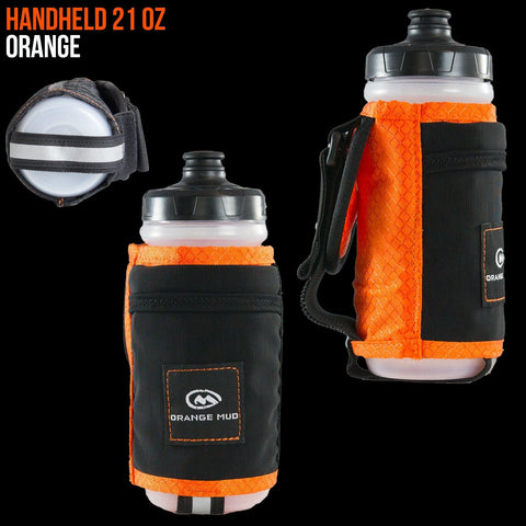 Orange Mud, LLC Hydration Orange Running Water Bottle Handheld Hydration Pack