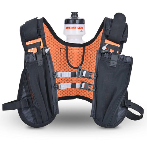 Orange Mud, LLC Hydration VP1 Black-3.0 HydraQuiver Vest Pack 1 - 3.0: Ideal for road and trail running, and triathlon.