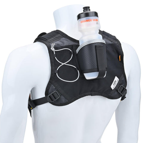 Orange Mud, LLC Hydration VP1 Black-3.0 HydraQuiver Vest Pack 1 - 3.0: Ideal for road and trail running, and triathlon.