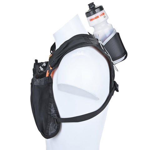 Orange Mud, LLC Hydration VP1 Black-3.0 HydraQuiver Vest Pack 1 - 3.0: Ideal for road and trail running, and triathlon.