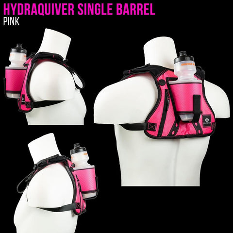 Orange Mud, LLC Packs HydraQuiver Pink HydraQuiver Single Barrel: Ideal for road running