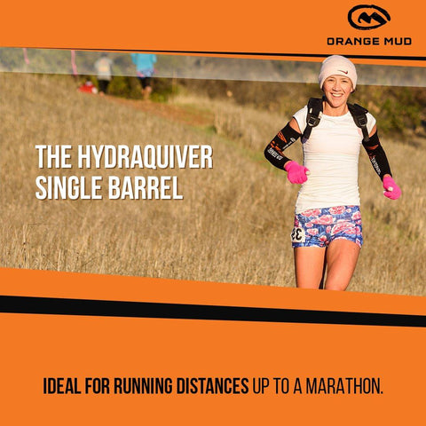 Orange Mud, LLC Packs HydraQuiver Single Barrel: Ideal for road running