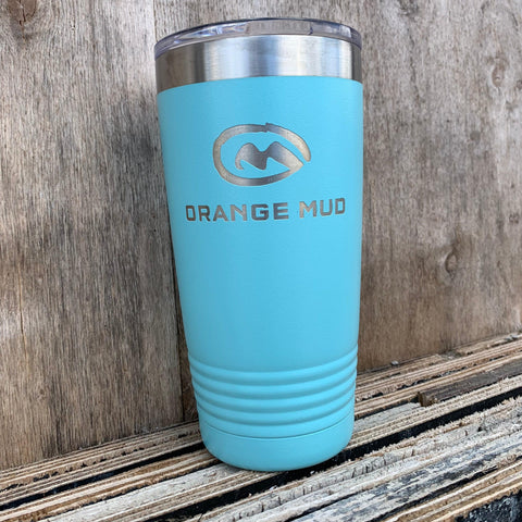 Orange Mud, LLC Teal 20oz Double Insulated Steel Coffee and Drink Mug