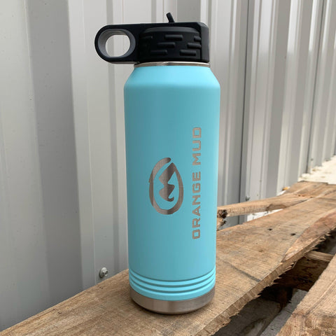 Orange Mud, LLC Teal 32oz Double Insulated Steel Water Bottle