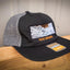 Seven Clay Black Front Gray Black Ride Gravel 6 Panel Curved Bill Snapback